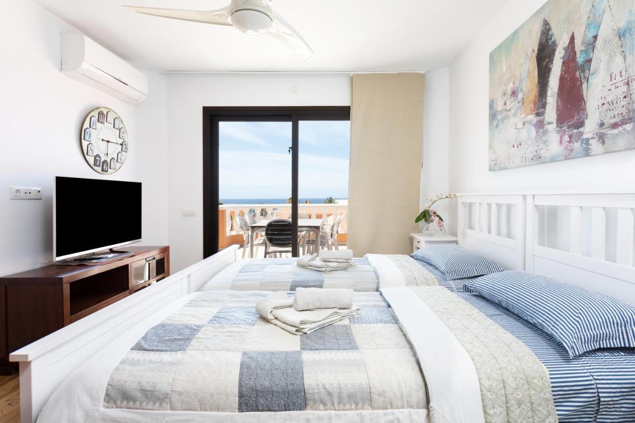 Exclusive Penthouse Playa Las Vistas 4 Close To The Sea And Beach, Aircondition For A Fee, Wifi, Terrace, Heated Pool Playa de las Americas  Ngoại thất bức ảnh