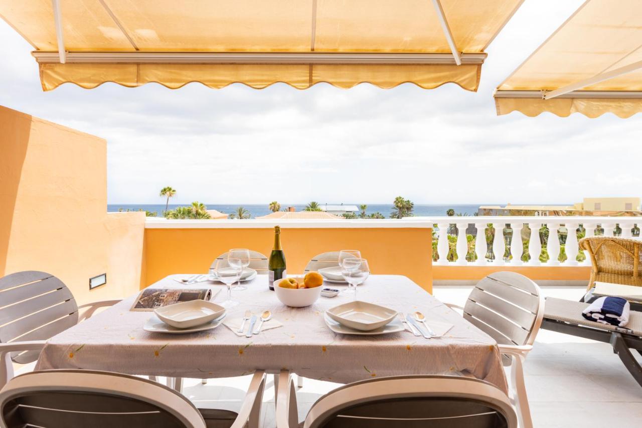 Exclusive Penthouse Playa Las Vistas 4 Close To The Sea And Beach, Aircondition For A Fee, Wifi, Terrace, Heated Pool Playa de las Americas  Ngoại thất bức ảnh