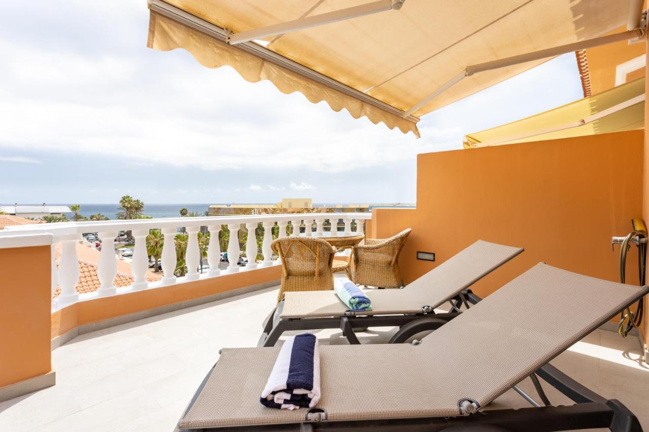 Exclusive Penthouse Playa Las Vistas 4 Close To The Sea And Beach, Aircondition For A Fee, Wifi, Terrace, Heated Pool Playa de las Americas  Ngoại thất bức ảnh